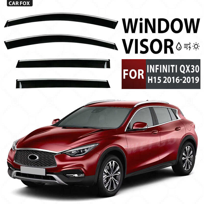 เหมาะสําหรับ INFINITI QX30 แผ่นกั้นฝนหน้าต่าง INFINITI QX30 H15 ที่บังแดดหน้าต่าง