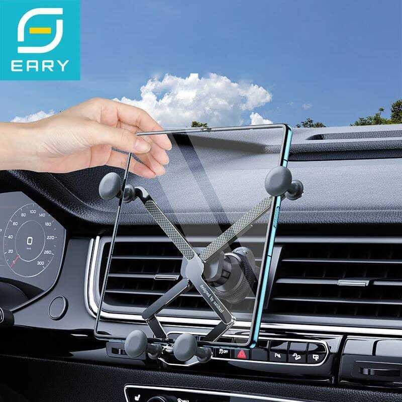 C Eary Carbon Alloy Car Phone Holder Mount Er Stable Air Vent 360°Rotation For Iphone S25 Z Fold 7