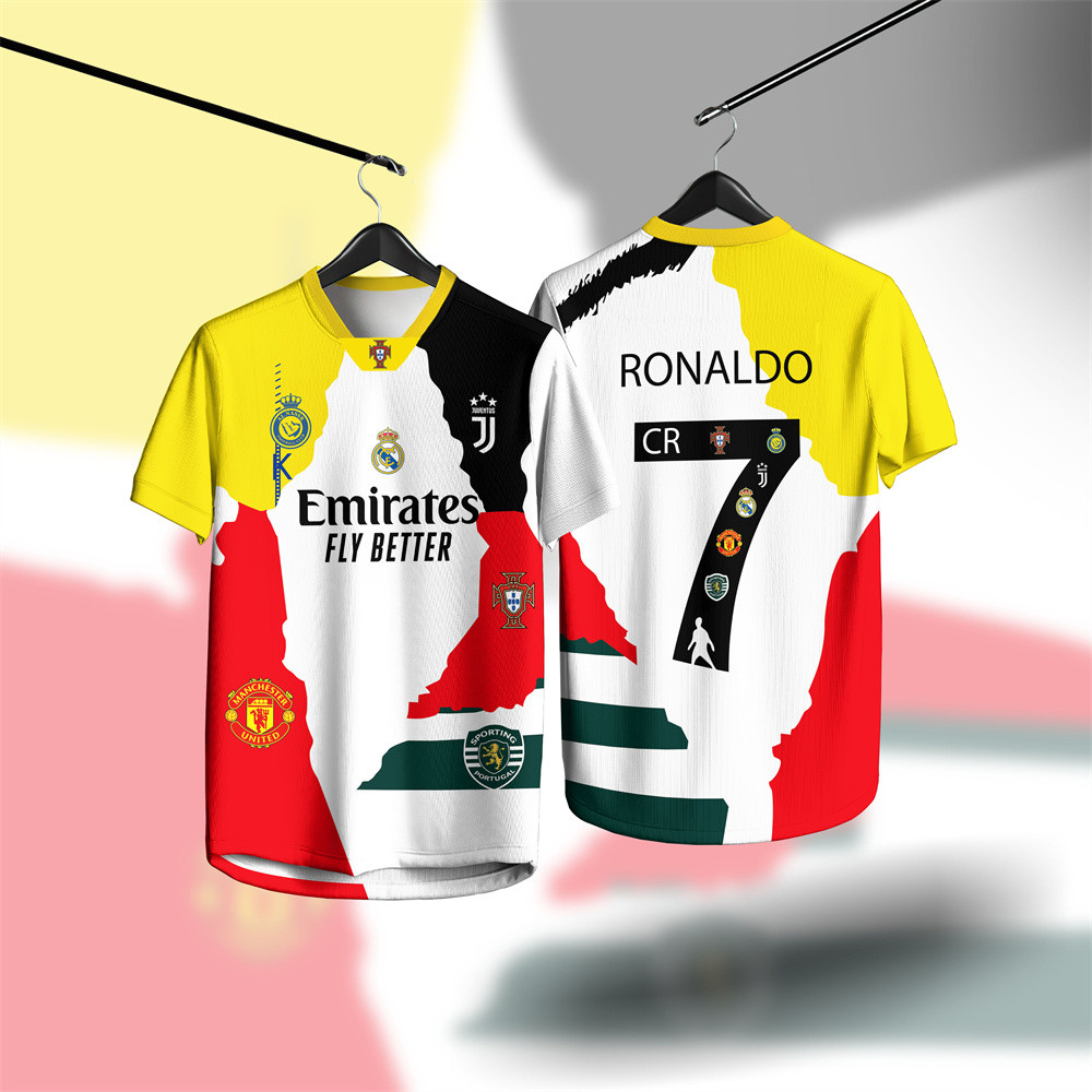 2568 คนฟุตบอลวเจอร์ซี่ breathable เร็ว drying ทีม emirates. kgm สนับสนุนทีมขาดจากข้อมือวีคอ Pullover