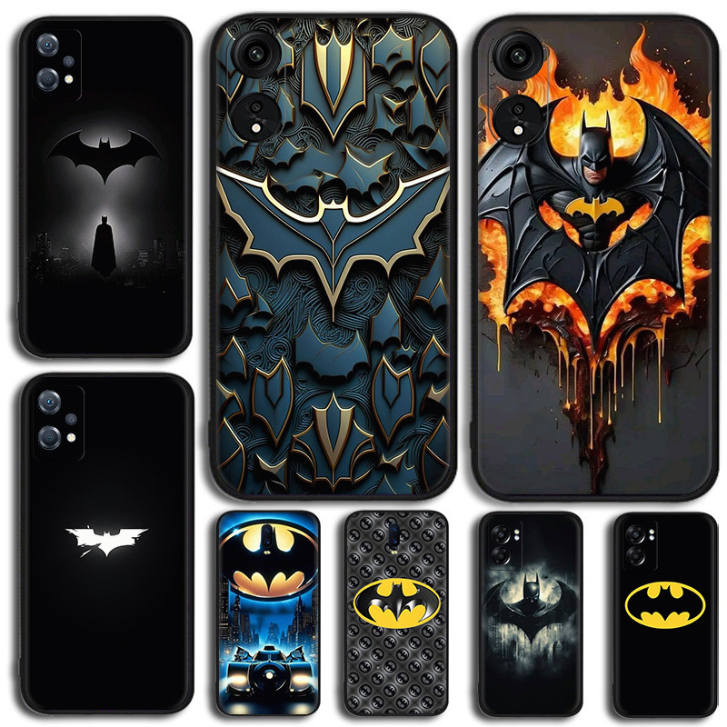 Batman การ์ตูนอะนิเมะ [U1] สําหรับ OPPO A83 A1 A5 A9 A8 A31 A12 12S A12E A15 A15S TPU นุ่มสีดําป้องก