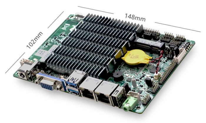 3.5 Inch X86 Mini Industrial Control Host Industrial Main Board J4125 Double Network String COM wit