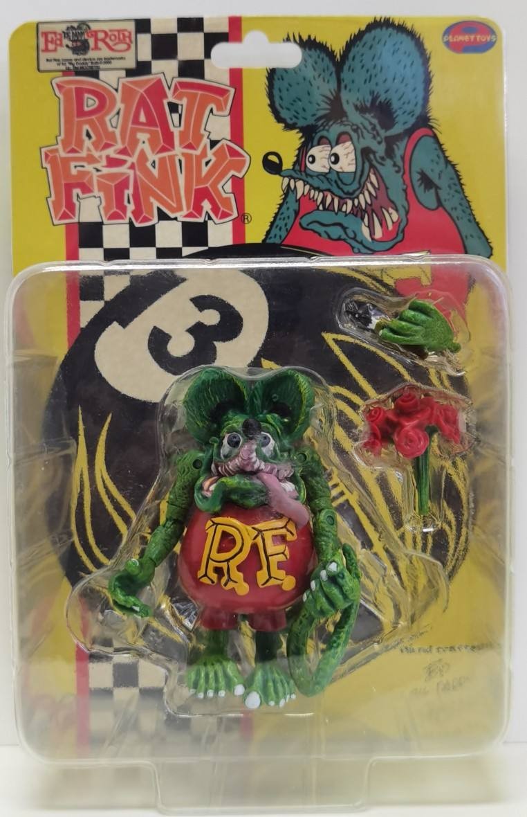 Crazy Rat Fink Legendary Fink Rat FatFink RatFink Hands-on Office Doll Model