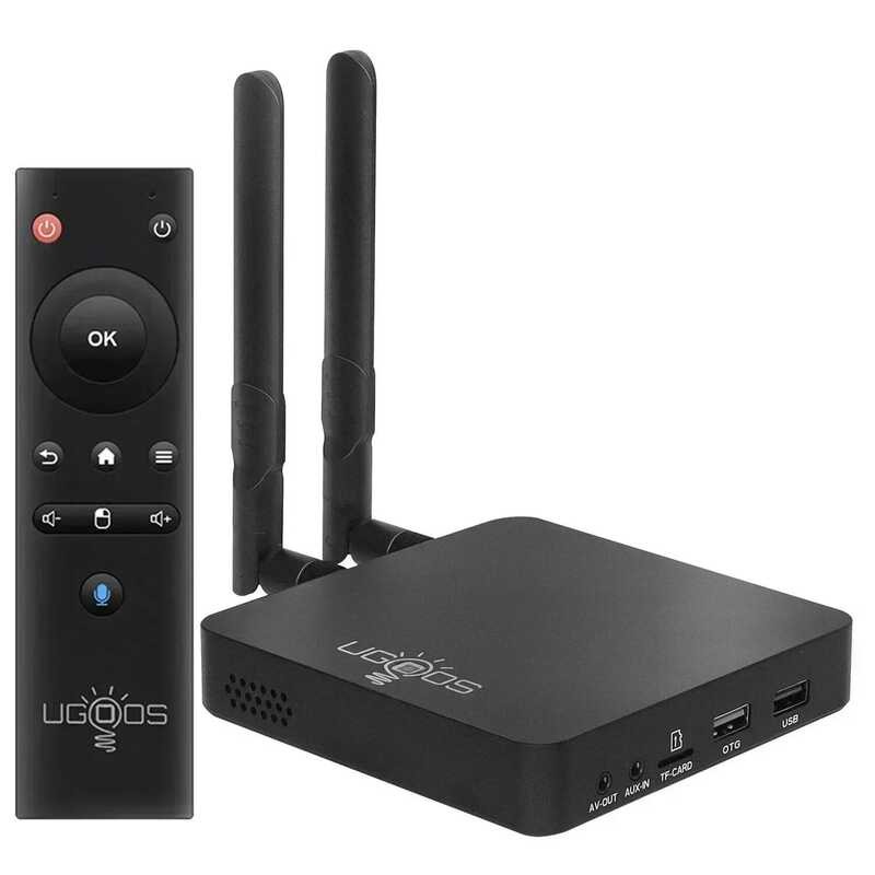 ▥ Ugoos Am6b Plus Amlogic S922x-J Android 9 สมาร์ทกล่อง 4Gb Ddr4 32Gb Wifi 6 1000M Bt5.0 4Kชุดก