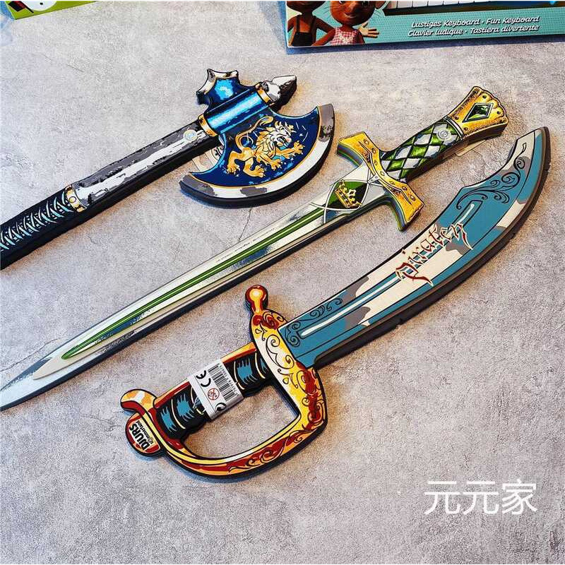 เดนมาร์กยี่ห้อ Boy Shield King Knight บทบาทเล่นชุดโฟมอาวุธอาวุธของเล่น