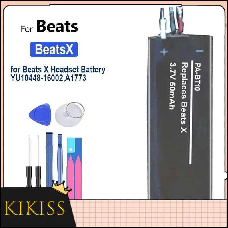 for Beats X Headset Battery YU10448-16002,A1773 For BeatsX 400824 แบตเตอรี่ 50mAh