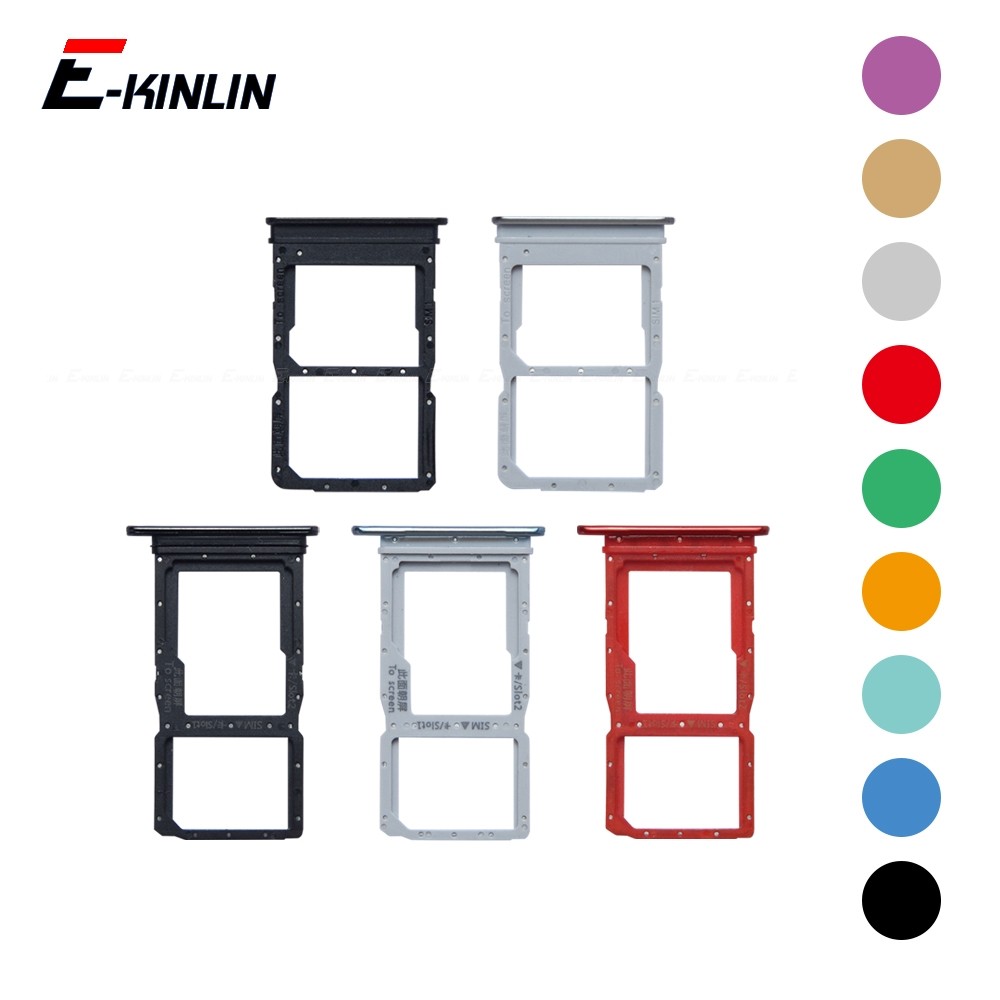 Sim Micro SD Card Socket Adapter คอนเทนเนอร์ Connector Holder Slot ถาด Reader สําหรับ HuaWei Honor P