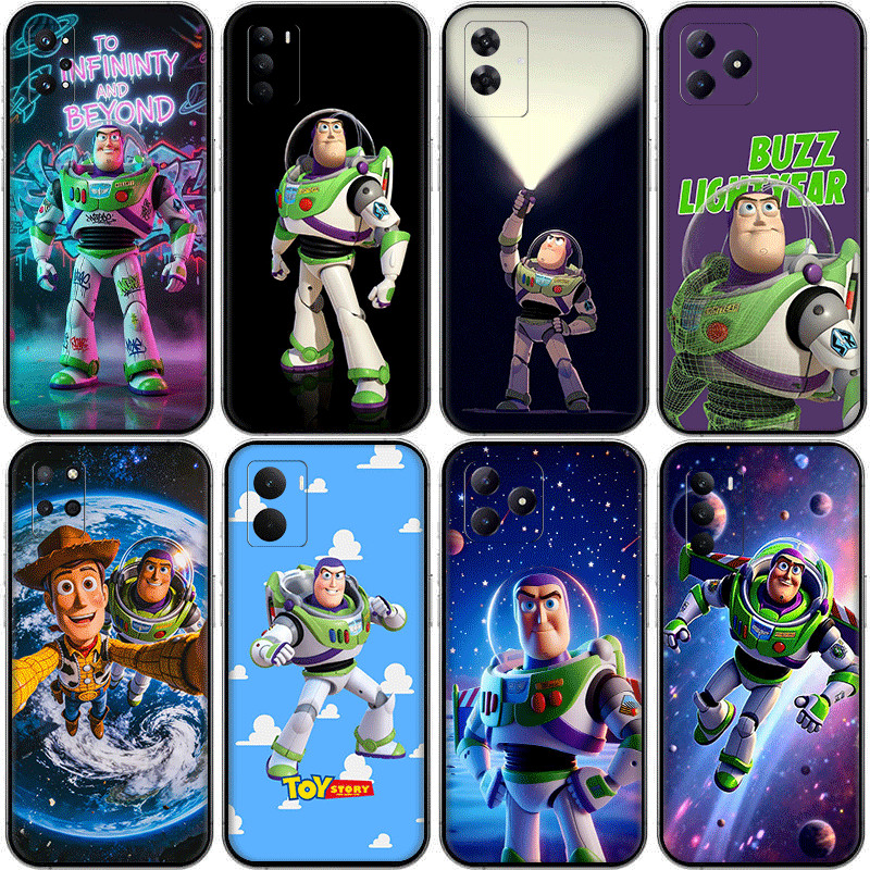 Buzz To Infinity และ beyond zq.2 สําหรับ Realme 8S 8i 9i 9 10 Pro Plus 12X ความเข้ากันได้ TPU เคสโทร