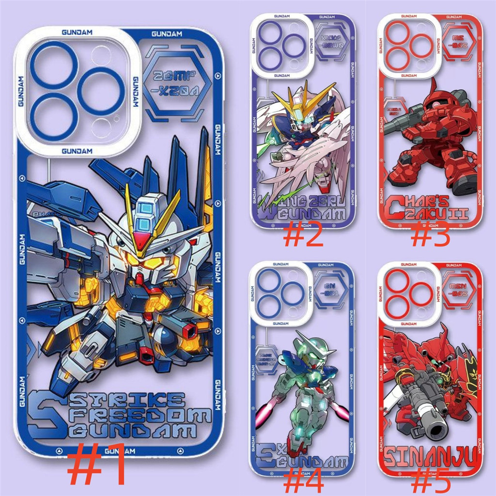 สําหรับ Vivo iQoo 15 15R Z10 Z11 Z10X Z9 Z9X Turbo 13 Neo 11 10 9S 9 Pro Plus + Y28S Y28 4G 5G SG2 โปร่งใสเคสโทรศัพท์กันดั้ม