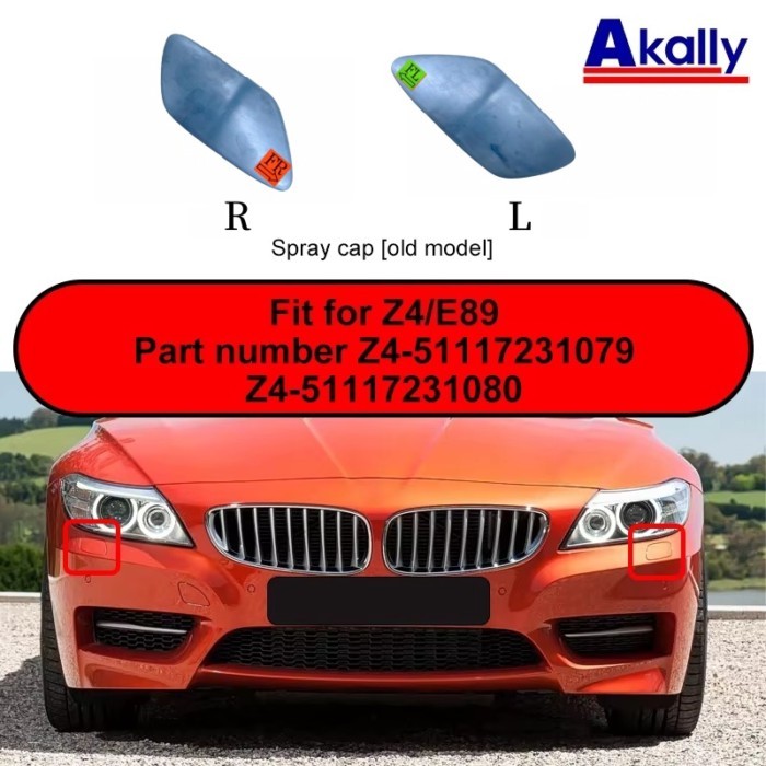 OEM 51117231079 51117231080 for BMW Z4/E89 For BMW Z4 E89 2009-16 Auto Headlamp Washer Cap Bumper B