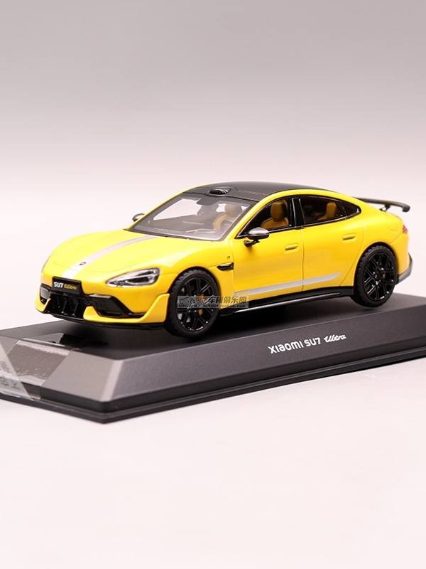 Xiaomi Original Factory 1: 43 Alloy Enclosed SU7 Ultra YU7 รถรุ่นไม่สามารถเปิดประตู Non-Toy