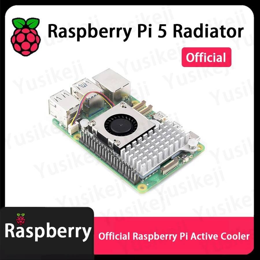 หม้อน้ํา Raspberry Pi 5 Active Cooler อย่างเป็นทางการสําหรับหม้อน้ํา Raspberry Pi 5