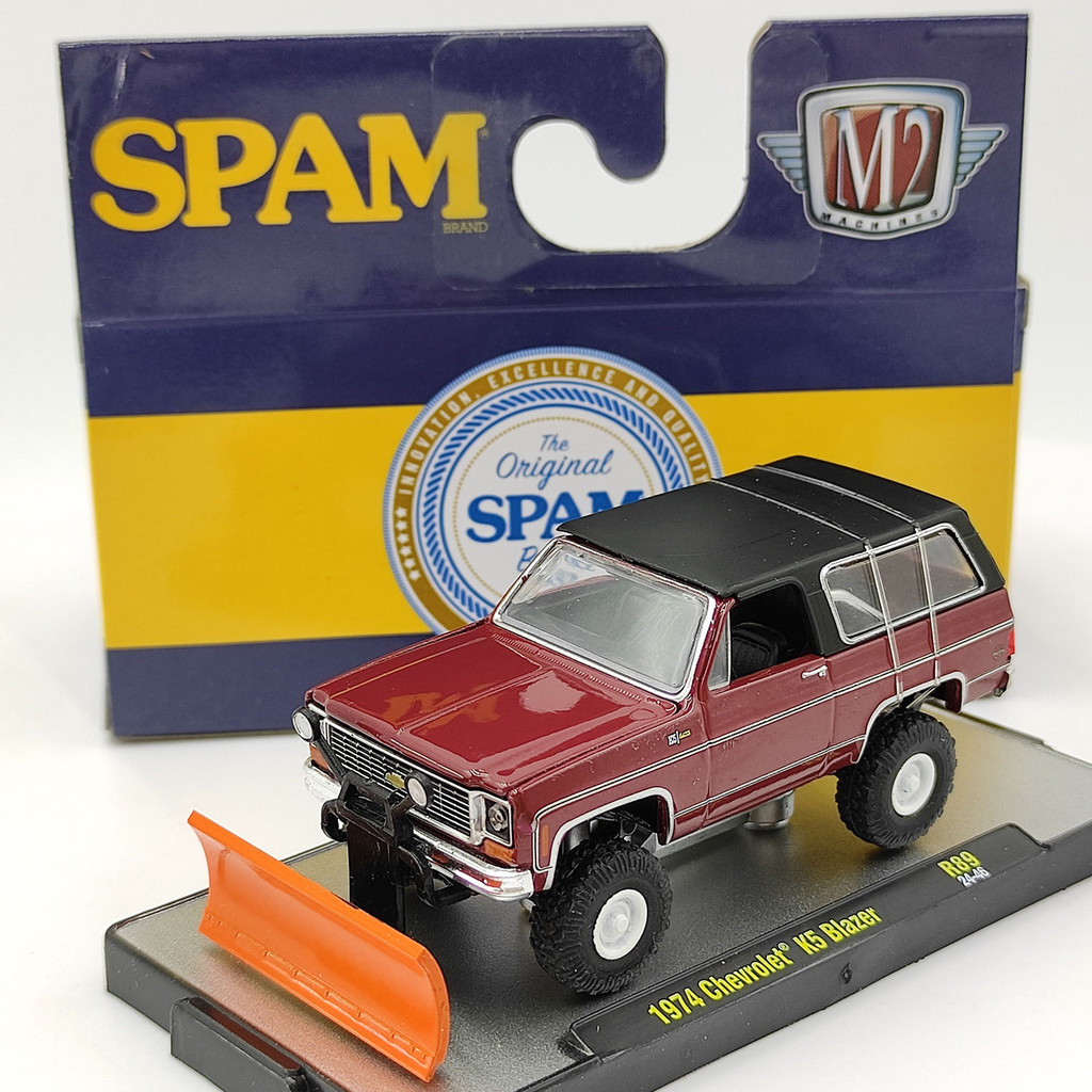 M2 1/64 1974 Chevrolet K5 Blazer Rescue รถออฟโรดโลหะผสมรุ่น