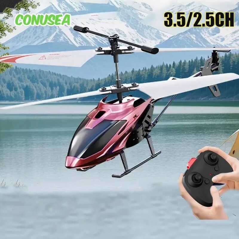 C 2.5/3.5Ch Rc Helicopter Plane 2.4G Remote Control Aircraft Fall-Proof Cool Lights Drone Airplane