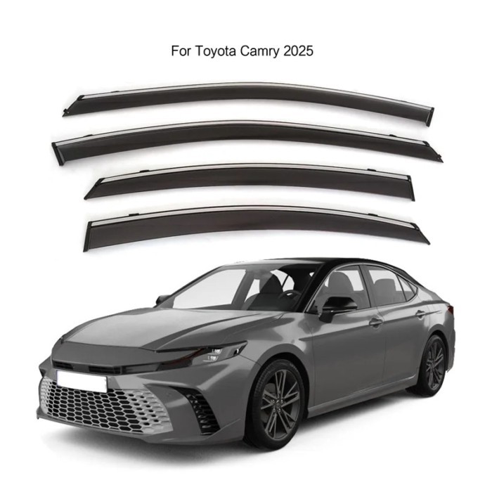 For Toyota Camry 2025 high quality door window deflector rain guard weather shields accessories