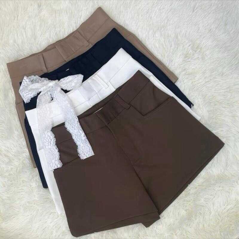 Jennie Short Pants กางเกงขาสั้น กางเกงสีน้ำตาล สำหรับผู้หญิง Polar.Bkk 556