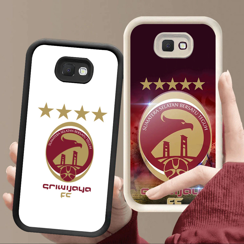 R9 FC-Sriwijayas Casing สําหรับ Samsung J7 J6 J4 Plus J2 Prime Pro สีดําและสีขาว