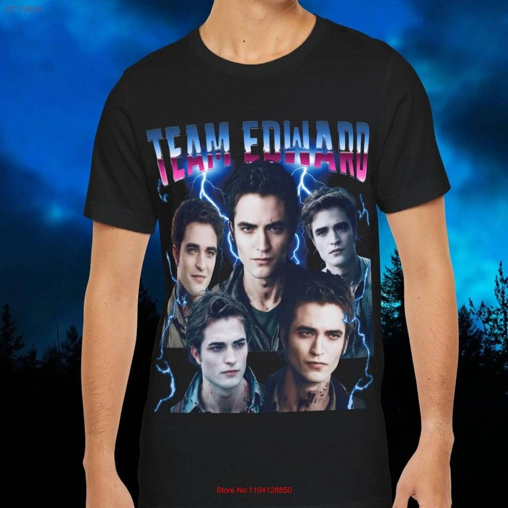 เสื้อTEAM Edward จากTwilight Saga เหมาะสำหรับแฟนคลับCullen, Jacob Black และBella Swan เป็นของขวัญในเ