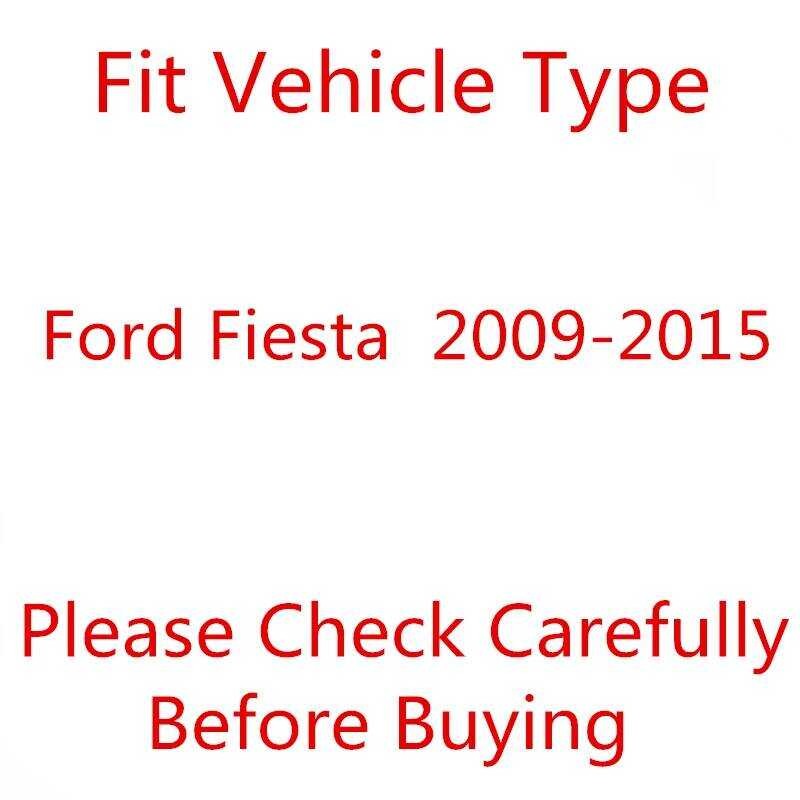 ▥ กระจกมองข้างสําหรับ Ford Fiesta 7 2009-2015 HD ไม่มีความร้อนกระจกมองหลังเลนส์อุปกรณ์เสริมรถยน