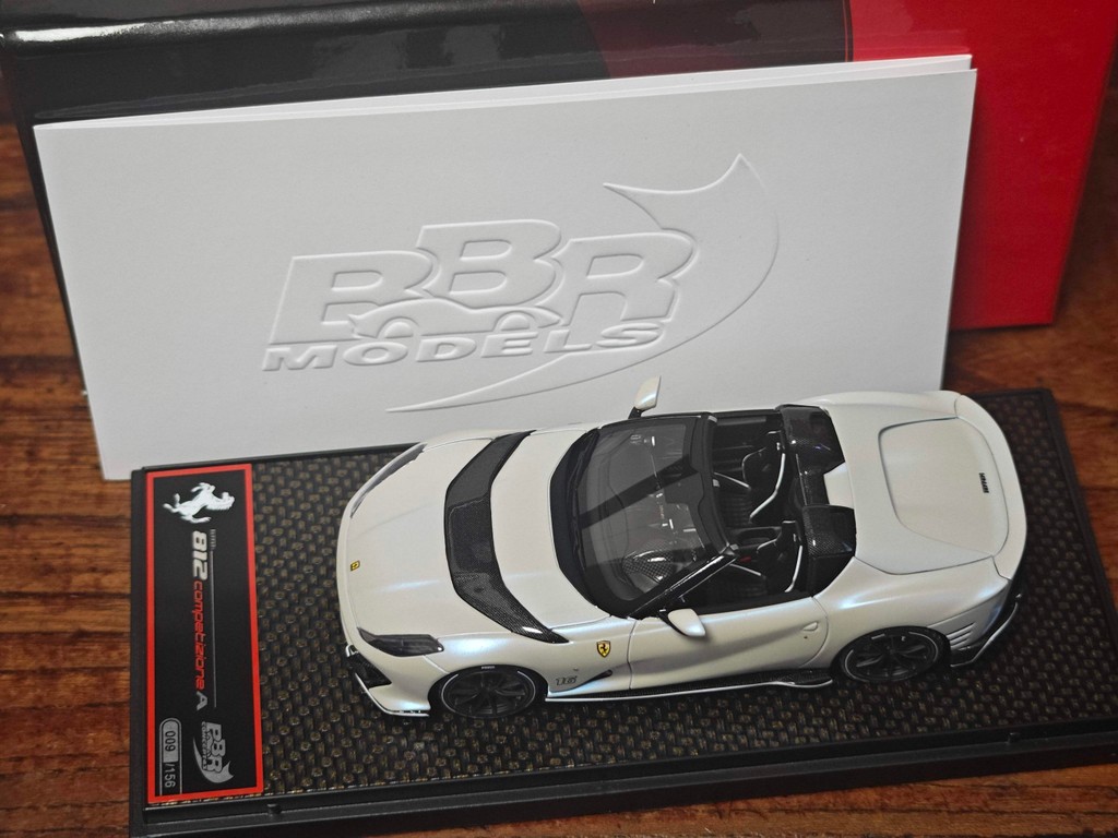 BBR รุ่น 1/43 Ferrari 812 COMPETZIONE สีขาว Leclair