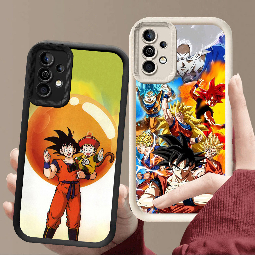 R57 Dragon Ball Casing สําหรับ Samsung A15 A16 A54 A36 A56 A24 A14 5G สีดําและสีขาว