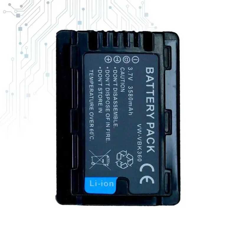 Battery for Panasonic HC-V10 HC-V100 HC-V100M HC-V500 HC-V500M HC-V700 HC-V700M HDC-HS80 HDC-HS60 VW