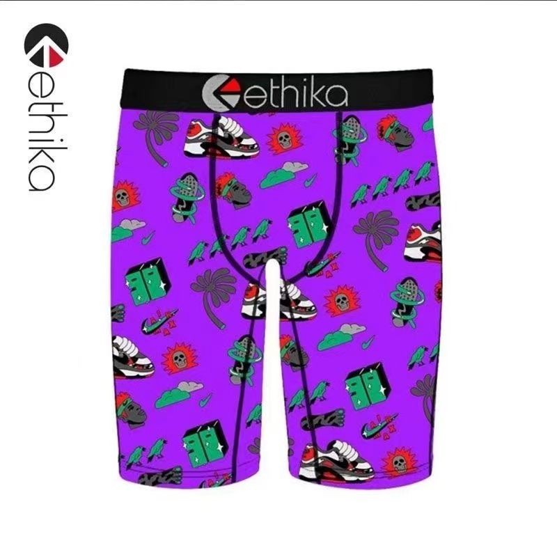 ชุดชั้นในชาย American Ethika ลายการ์ตูน doodle ตลก สำหรับใส่เล่นกีฬา