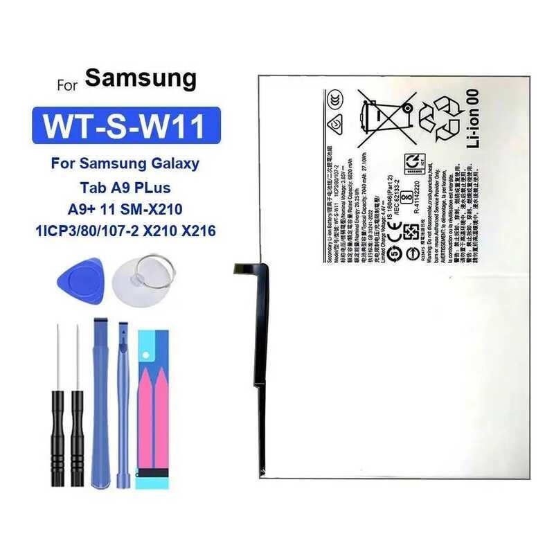 Battery WT-S-W11 7040mAh For Samsung Galaxy Tab A9 PLus A9+ 11 SM-X210 1ICP3/80/107-2 X210 X216