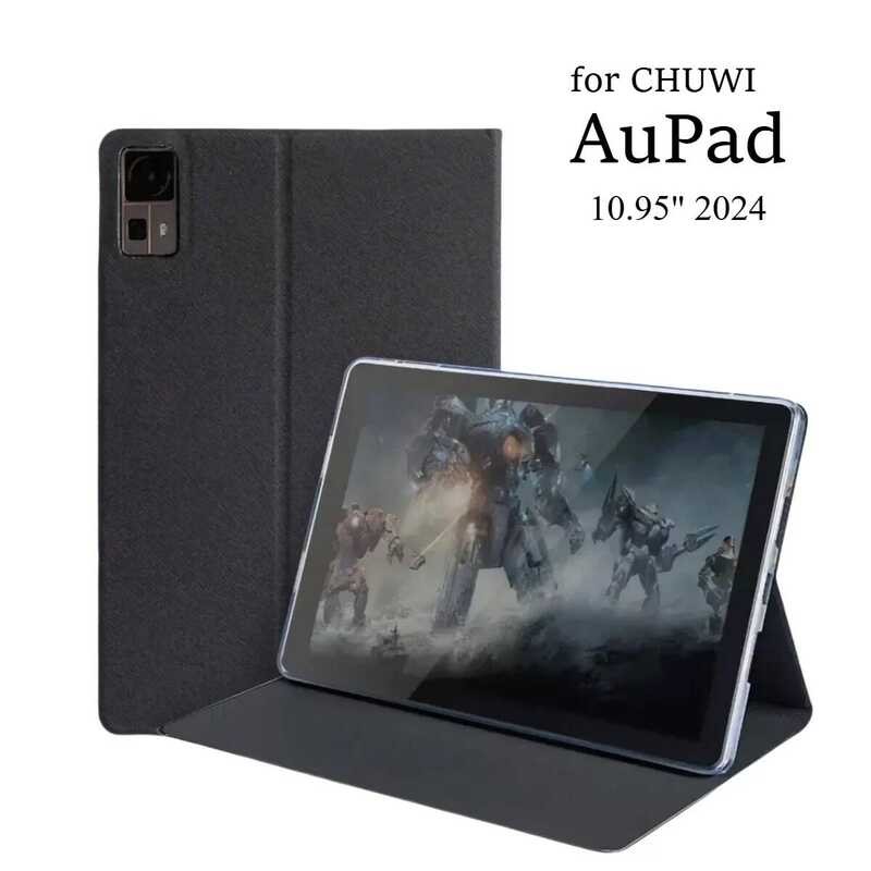 ฝาครอบสมาร์ทแท็บเล็ต Flip Pu หนังพับ Foilo ขาตั้งเกราะป้องกันสําหรับ Chuwi AuPad 2024 Tab 10.95 นิ้ว