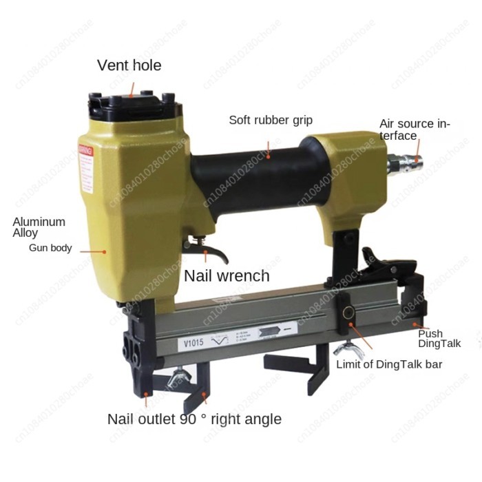 V-shaped nail gun V1015 picture frame photo frame back nail angle studio photo frame 45 degree pneu