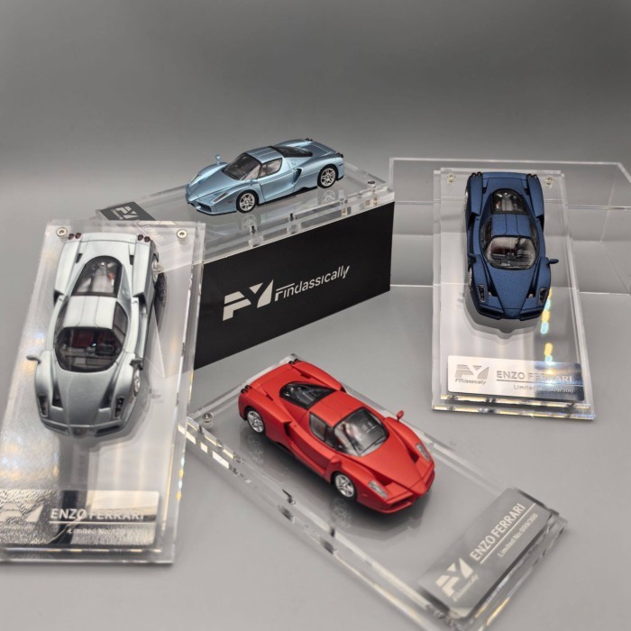 FY 1: 64 Ferrari Ferrari Enzo Enzo Enzo Limited Supercar เครื่องประดับโมเดลรถโลหะผสม