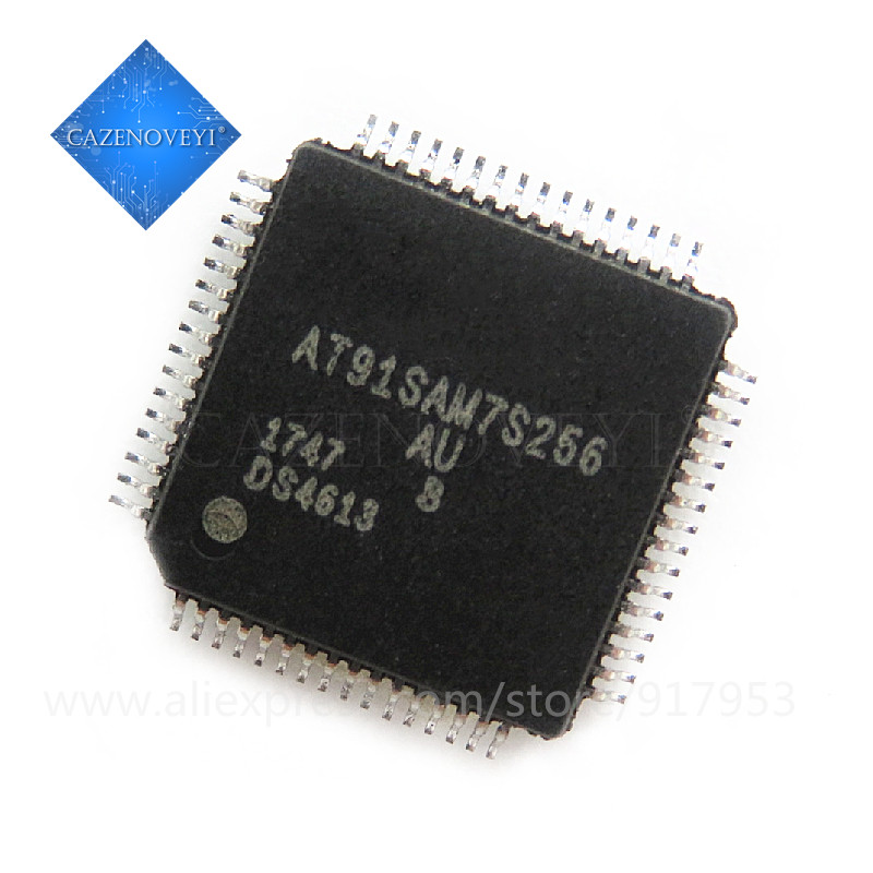 1 ชิ้น AT91SAM7S256B-AU AT91SAM7S256-AU AT91SAM7S256 AT91SAM7S64-AU AT91SAM7S64P QF-64 ในสต็อก