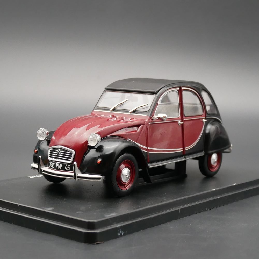Ixo 1: 24 Citroen 2CV6 Charleston 1982 Citroen โมเดลรถโลหะของเล่น