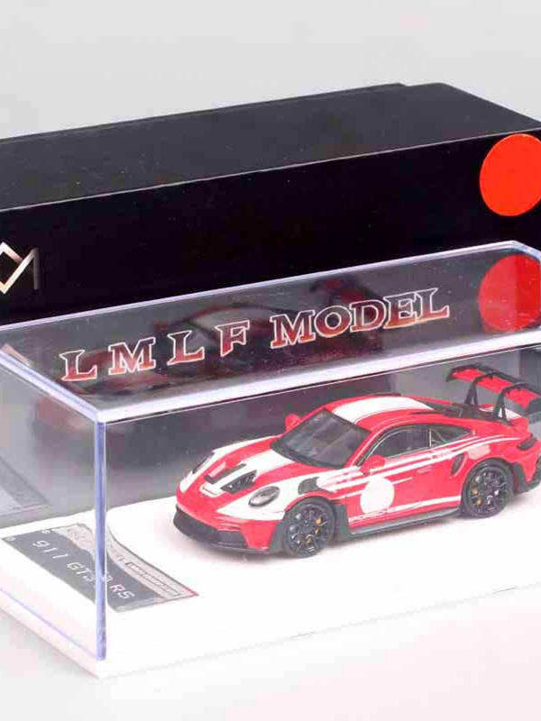 LMLF 1: 64 Porsche 911 GT3 Rs Prosche จําลองรถแบบคงที่เครื่องประดับโลหะผสม