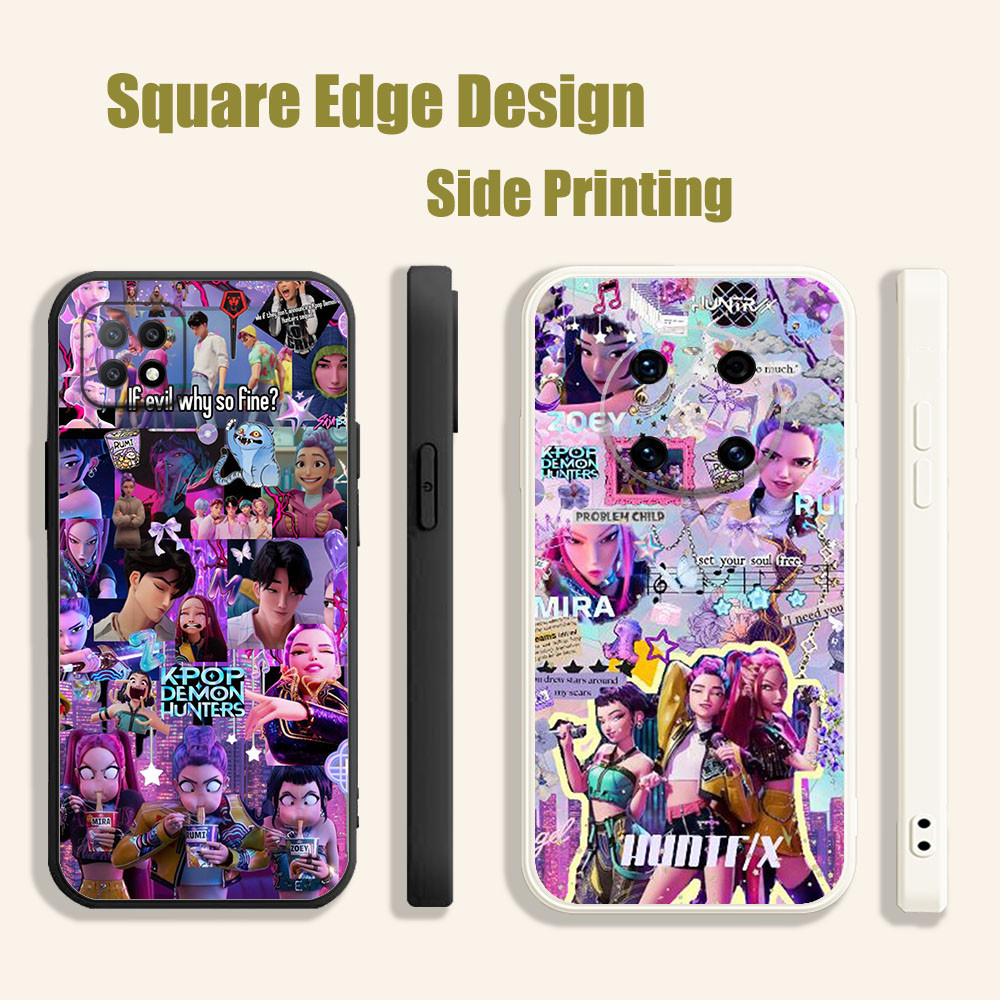 ปลอกสําหรับ OPPO Reno6 Reno 7 7z 5K A16E A16K A94 kpop นักล่าปีศาจ rumi zoy mira BOF02 เคสโทรศัพท์ขอ