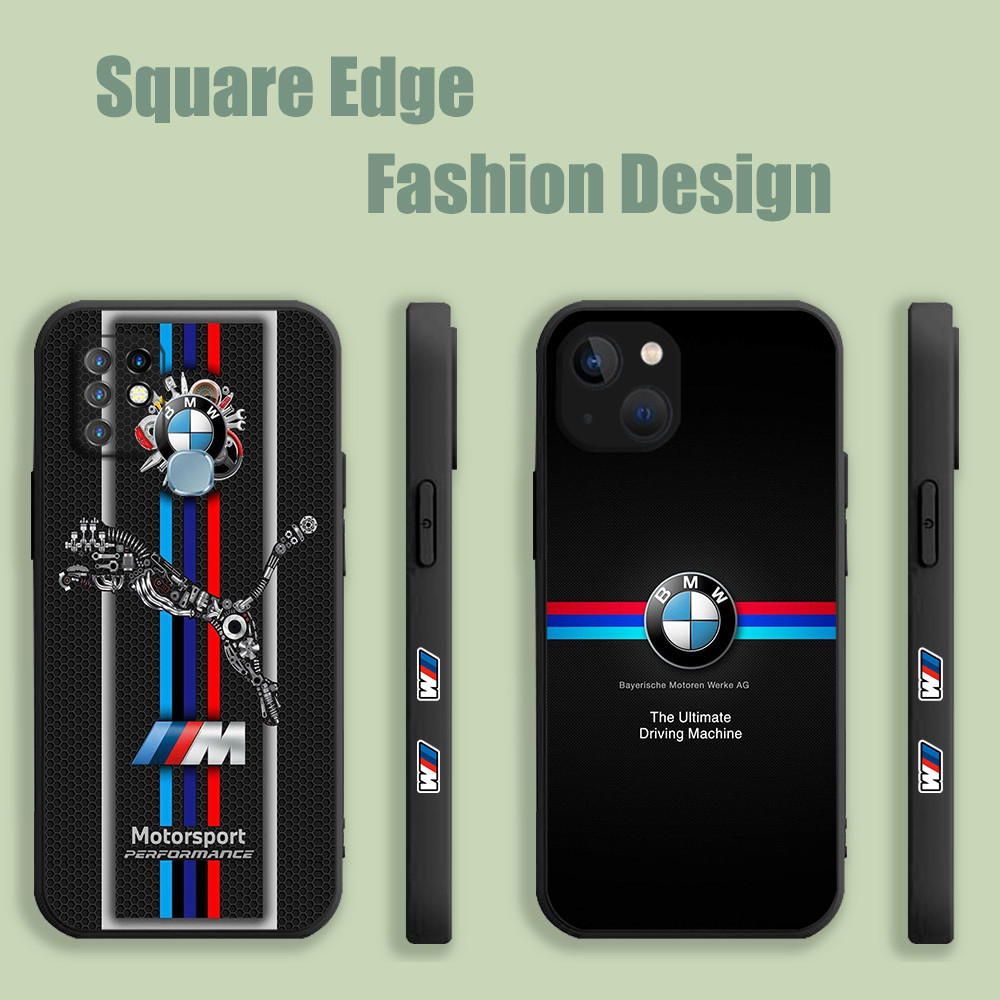 ปลอกสําหรับRealme GT NEO 3T 2T 11 Pro Plus 5G C55 C53 C51 10 JDM RacingรถBMW M Carbon PUMAโลโก้KMJ81
