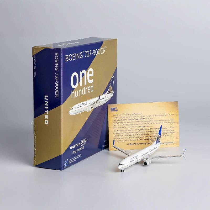 {Vivi toys} NG1/400 Alloy รุ่น B737-900ER/w United Airlines N66837/N66848/N66837 251008