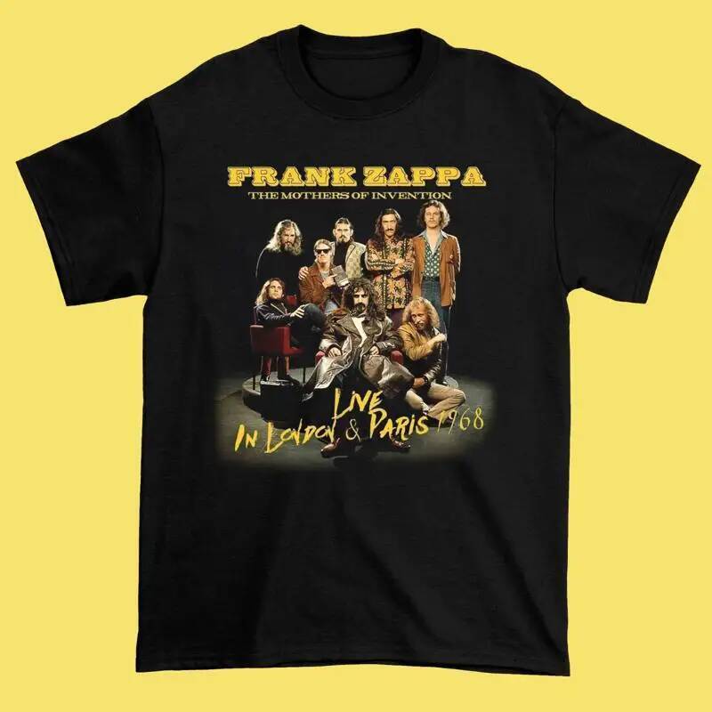 Live In London Paris 1968 Frank Zappa The Mothers Of Invention UH82 T shirt