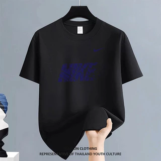 1034 สีดําแขนสั้น ผู้ชาย FASHION OVERSIZE สตรีทแฟชั่น CASUAL COOL คอกลม สีขาว-ดำ เสื้อยืดผู้ชาย ลายการ์ตูน t-shirt