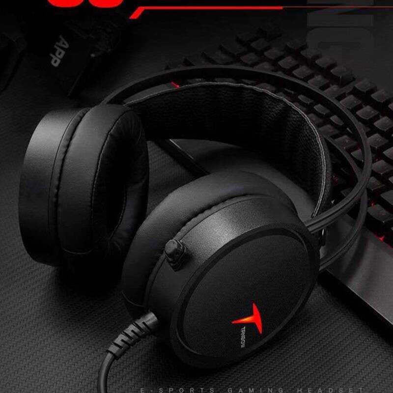 Sky Crossbow Series C3/C4 ชุดหูฟังแบบมีสาย 7.1 ช่องคอมพิวเตอร์ Internet Cafe กินไก่ Gaming ชุดหูฟังเ