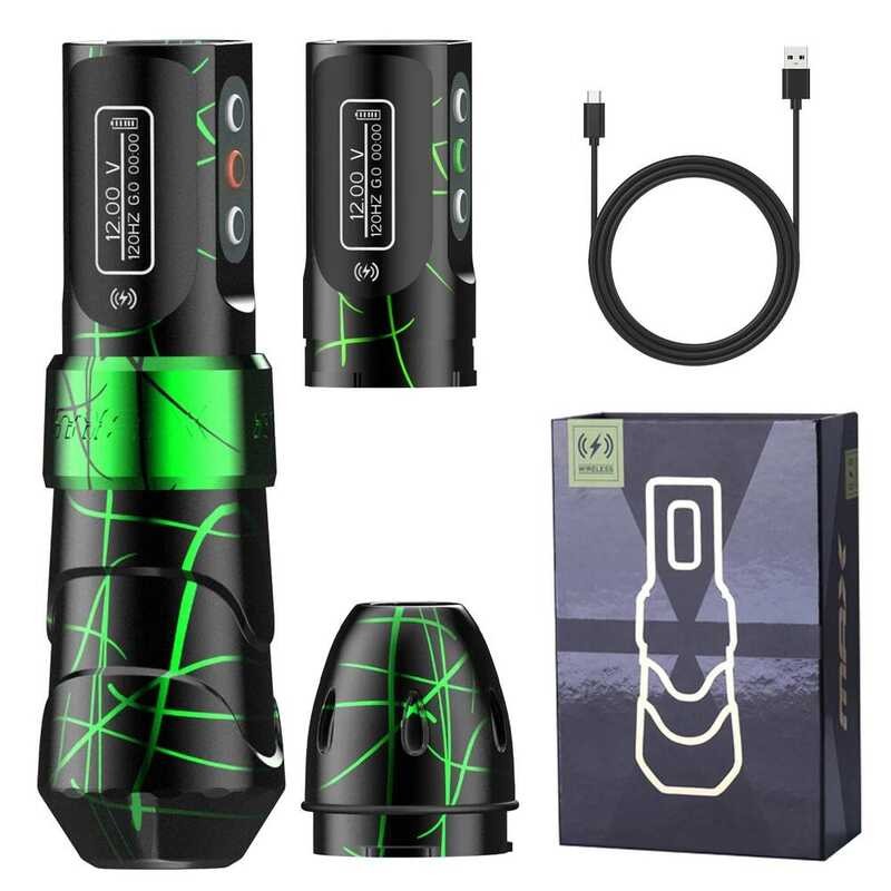 YILONG Flk MAX Professional 2400mah แบตเตอรี่ไร้สายปากกาแต่งหน้าถาวร hine สําหรับ Tattoo Body Artist