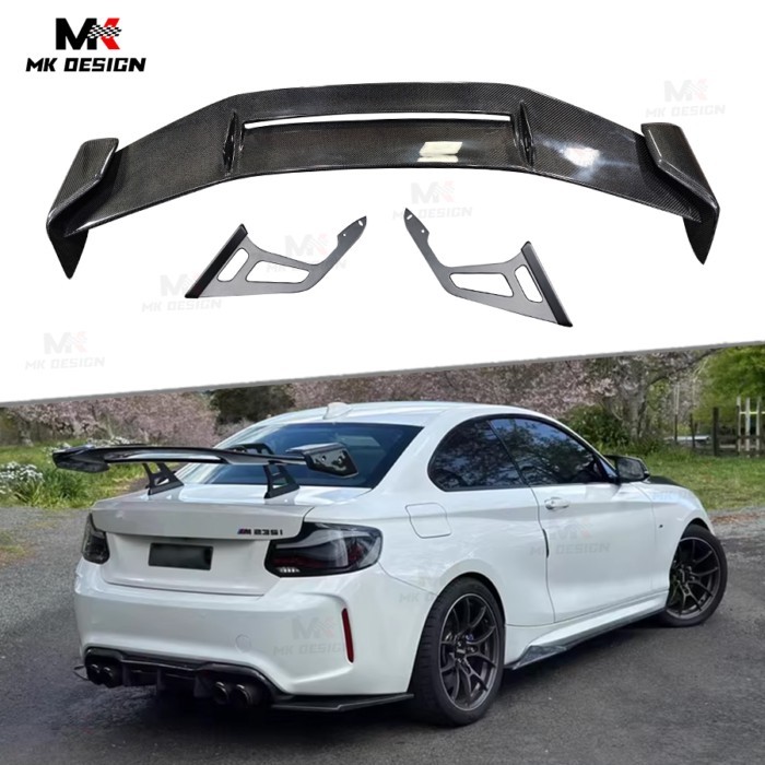 A Style Carbon Fiber Rear Wing Trunk Lip Spoiler Body Kit for BMW F22 F87 M2 F80 M3 F82 M4 F10 F90