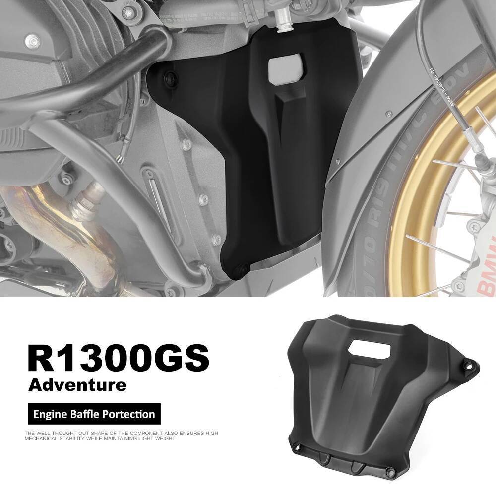 รถจักรยานยนต์ด้านหน้าเครื่องยนต์ Baffle Guard ฝาครอบสําหรับ BMW R1300GS ผจญภัย R1300GSA R 1300 GS AD