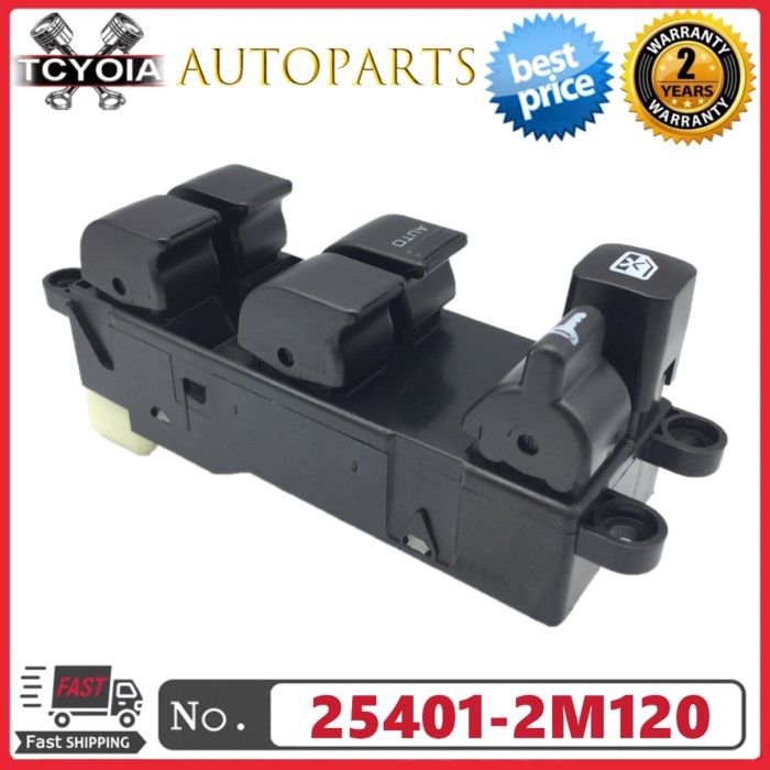 Power Window Lifter Master Control Switch 25401-2M120 254012M120 For Nissan Navara Bluebird Sunny P