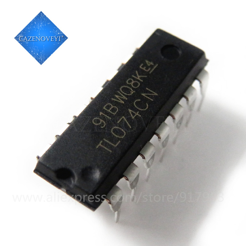 10 ชิ้น TL074CN TL074 071CN TL075CN TL075 DIP-14 ใหม่เดิมในสต็อก