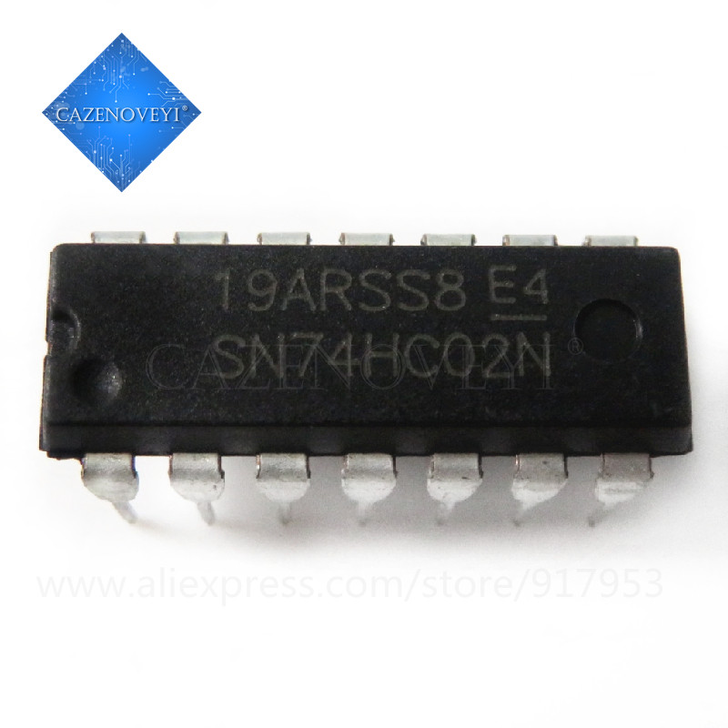 10 ชิ้น SN74HC02N SN74HC02 74HC02N 74HC02 DIP-14 ใหม่ชิป IC