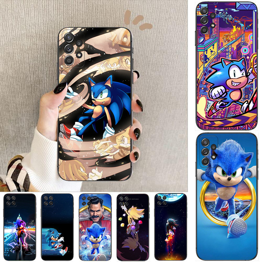 Samsung A22 A55 A56 J4 J6 J8 2018 J4 J5 J6 J7 Prime Plus Core C19 Sonic the Hedgehog อะนิเมะเคสโทรศั