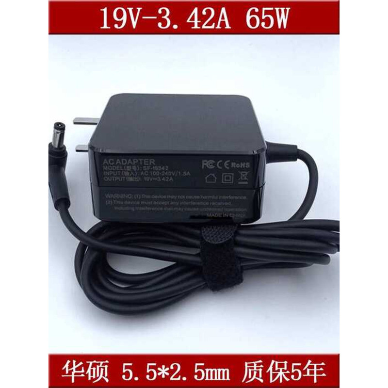 Asus VM591U F580U F442U เครื่องชาร์จคอมพิวเตอร์ 19V3.42 A 65W Notebook Power Adapter