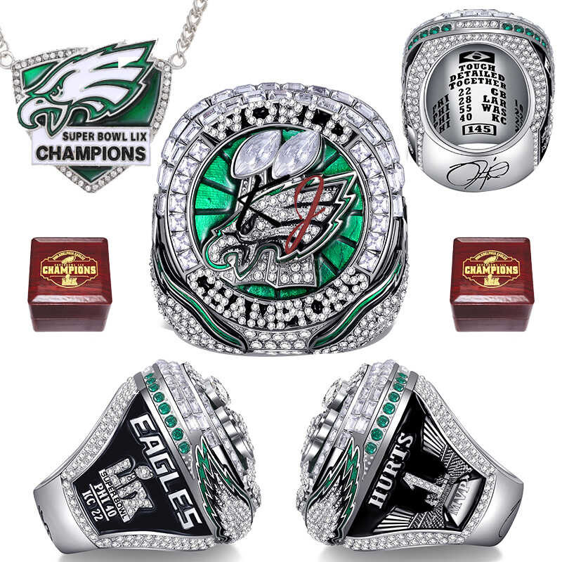 แหวนแชมป์ทีม Philadelphia Eagles สไตล์สำหรับผู้ชาย