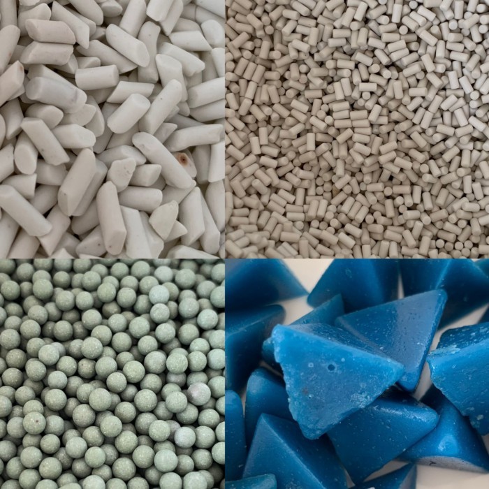 1LB Jewelry Polishing Media Rock Tumbler Lapidary Filler porcelain abrasive stone stainless steel j