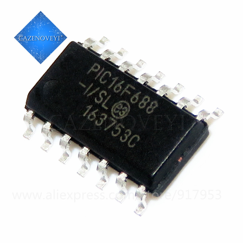 2 ชิ้น PIC16F688-I/SL PIC16F688 SOP-14 ในสต็อก